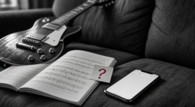 Quem não pergunta por vergonha acumula buraco na guitarra — e acha que é falta de dom